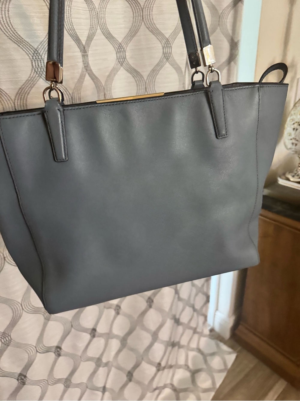 Coach Saffiano Leather Tote w/ coach dust bag - Picture 9 of 17
